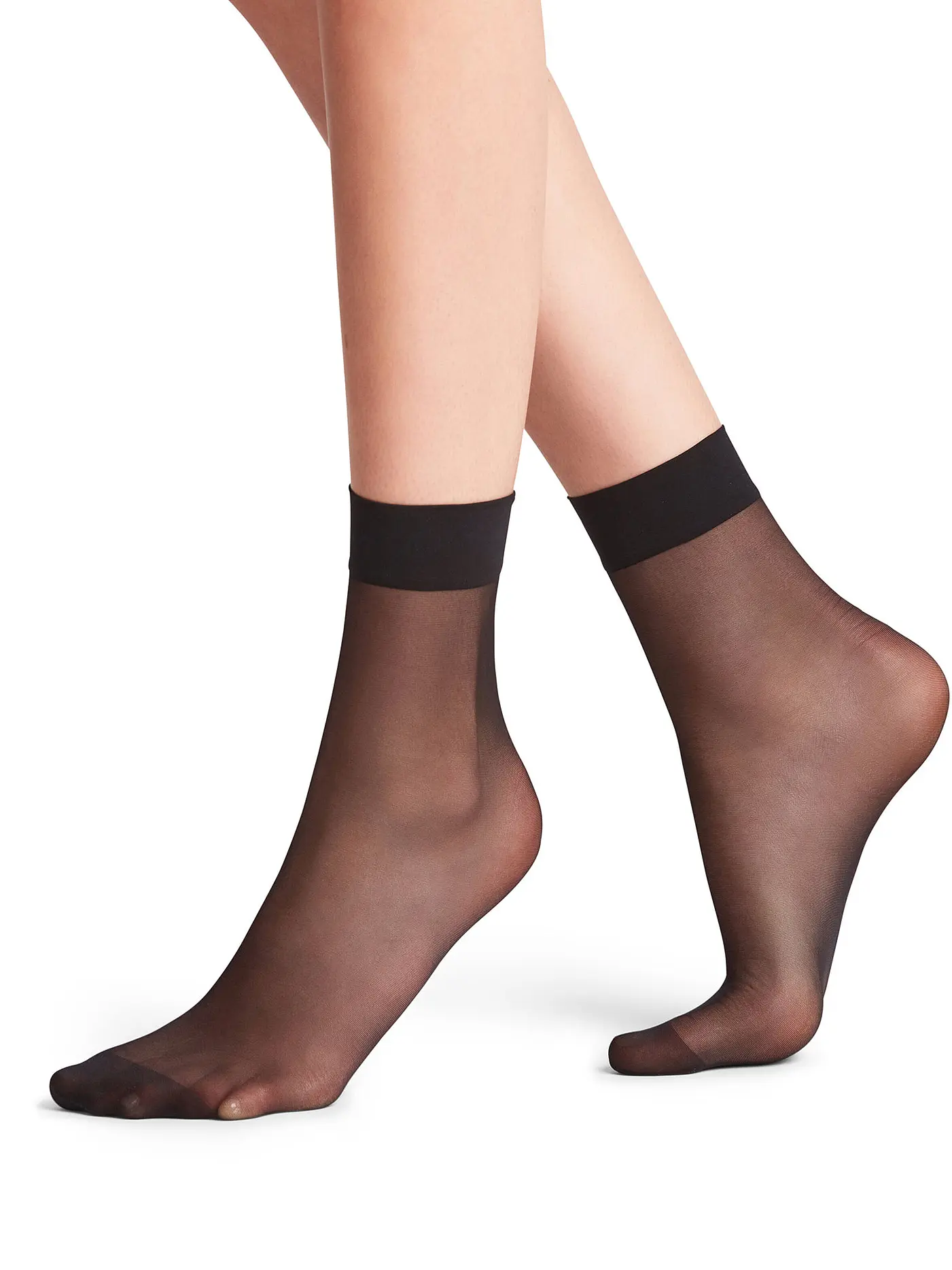 FALKE | Söckchen SEIDENGLATT 15 DEN black | 